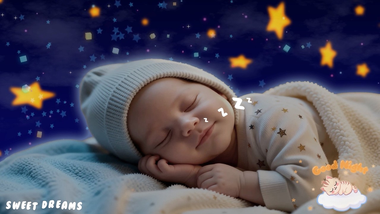 Gentle Baby Sleep Music | Mozart Brahms Lullaby for Relaxing Sleep ✨ Soothing Baby Sleep Music #130