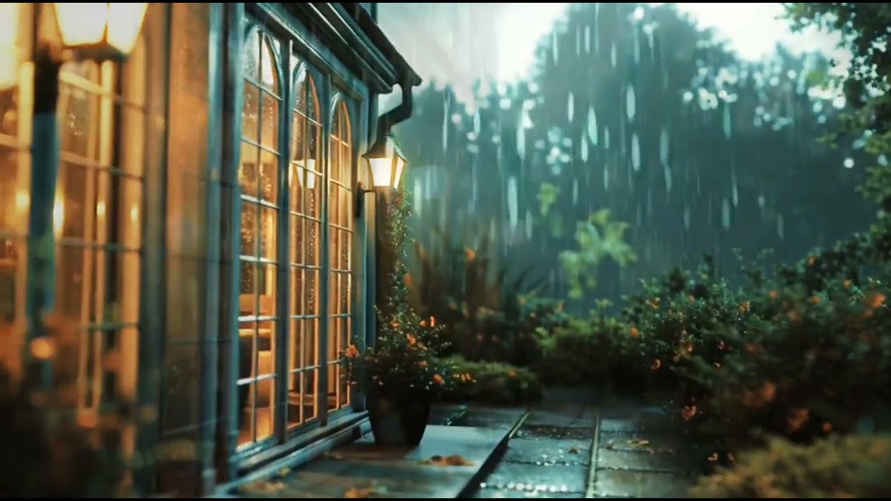 Hujan Alam Malam - Suara Hujan Untuk Pengantar Tidur – Rain Sound Suasana Tenang Untuk Tidur