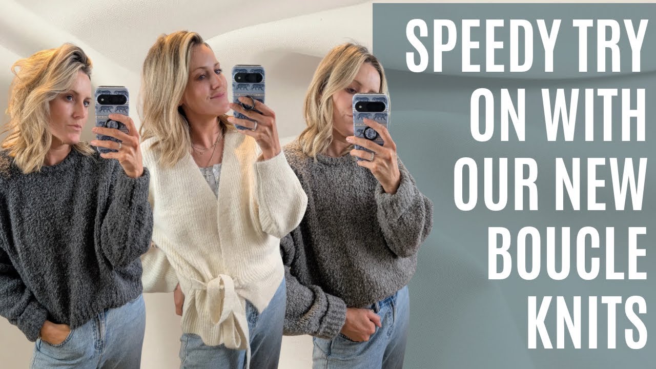 New Boucle Knit Sweaters