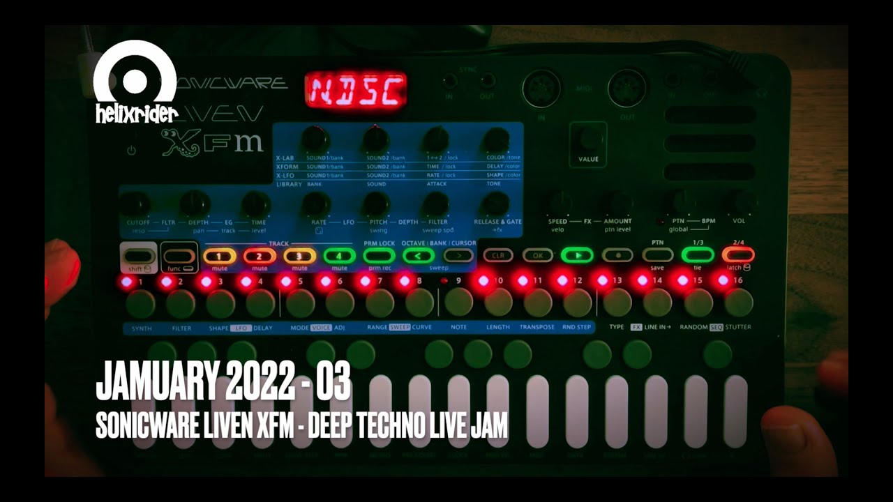 Jamuary 22 03 - Liven Xfm Deep Techno Live Jam