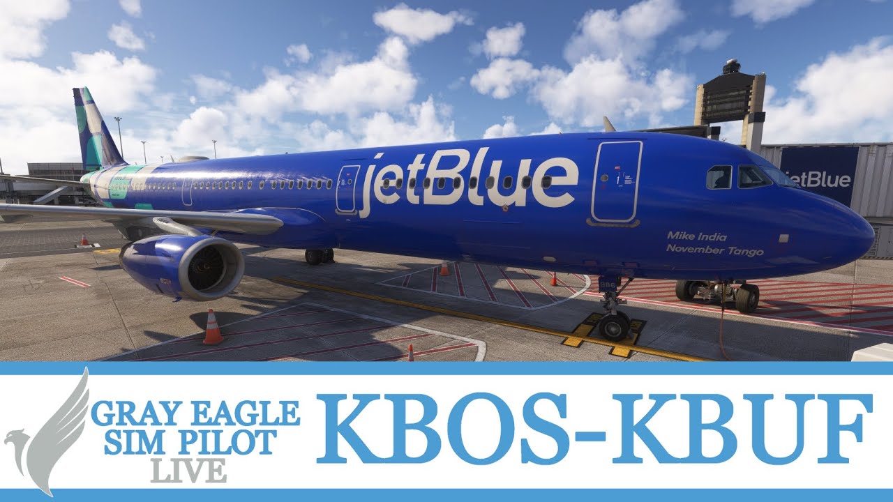 Real A320 Pilot | jetBlue Ops | Fenix A321 | Boston - Buffalo | MSFS2024 Sim Update 4