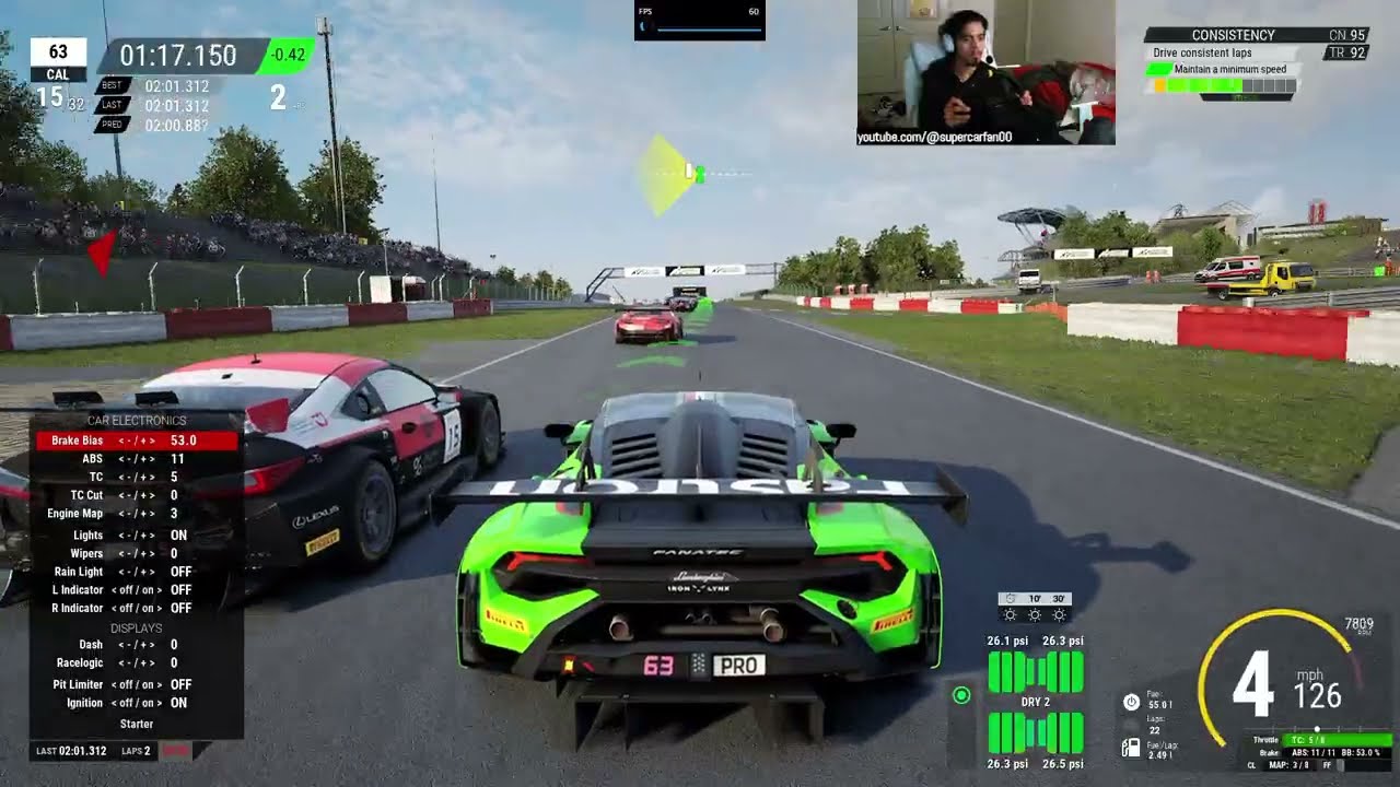 Assetto Corsa Competizione | Single Player GTWC Race at nurburgring