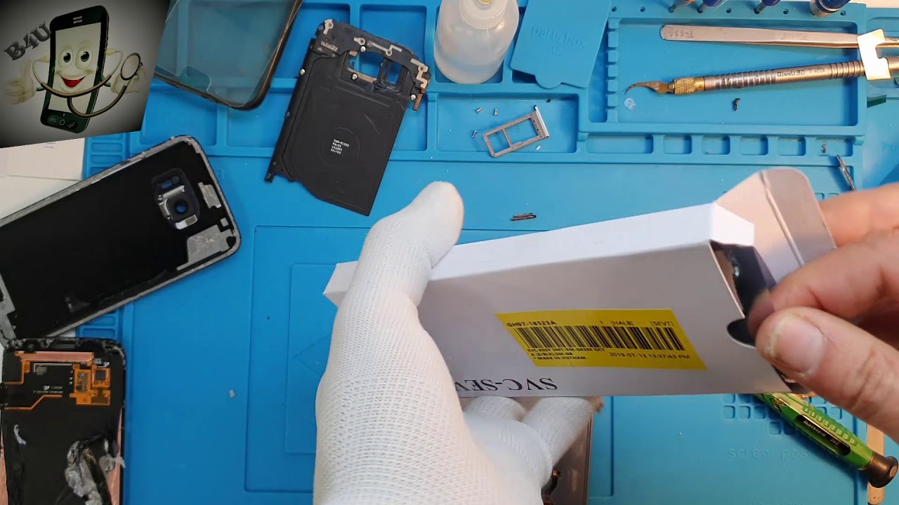 remplacer vitre et lcd samsung galaxy S7 G930