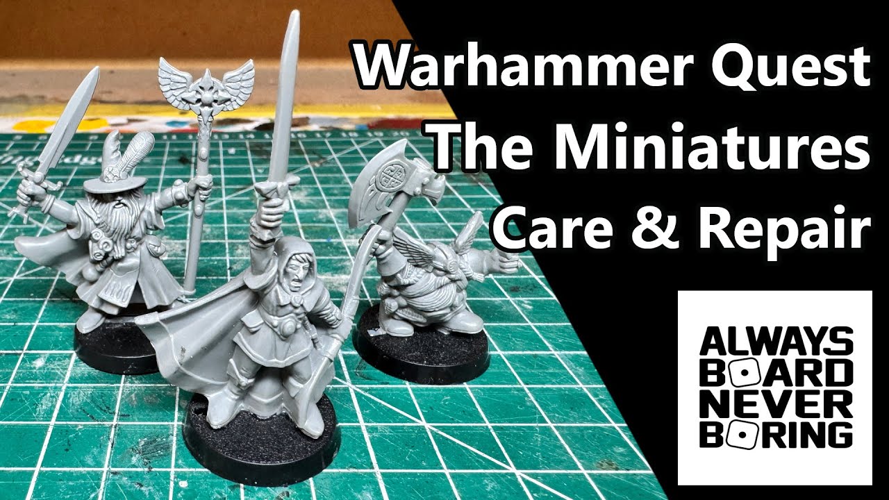 Warhammer Quest (1995) Miniatures - Review, Basing, Care & Repair | The WHQ Restoration Project