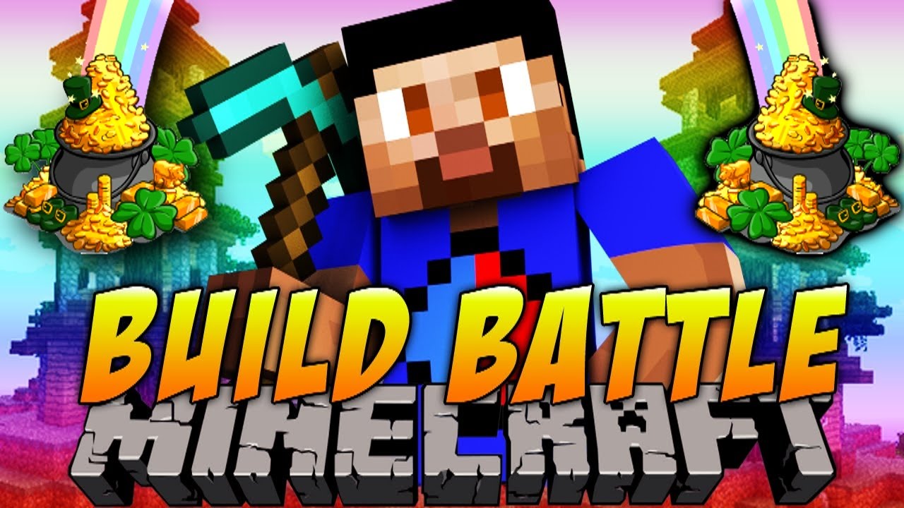 Minecraft BUILD BATTLE #2 with Vikkstar, & Jerome (Minecraft Building Challenge Mini Game)