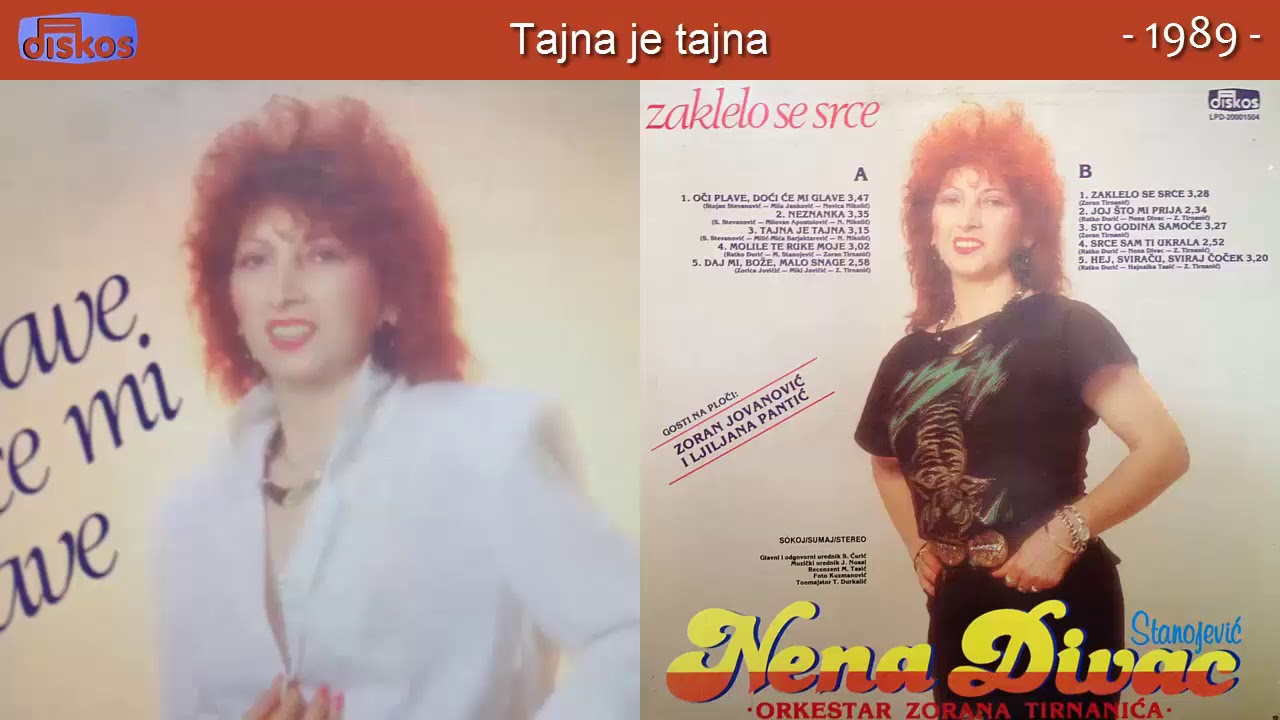 Nena Divac - Oci plave, docice mi glave - (Audio 1989) - CEO ALBUM