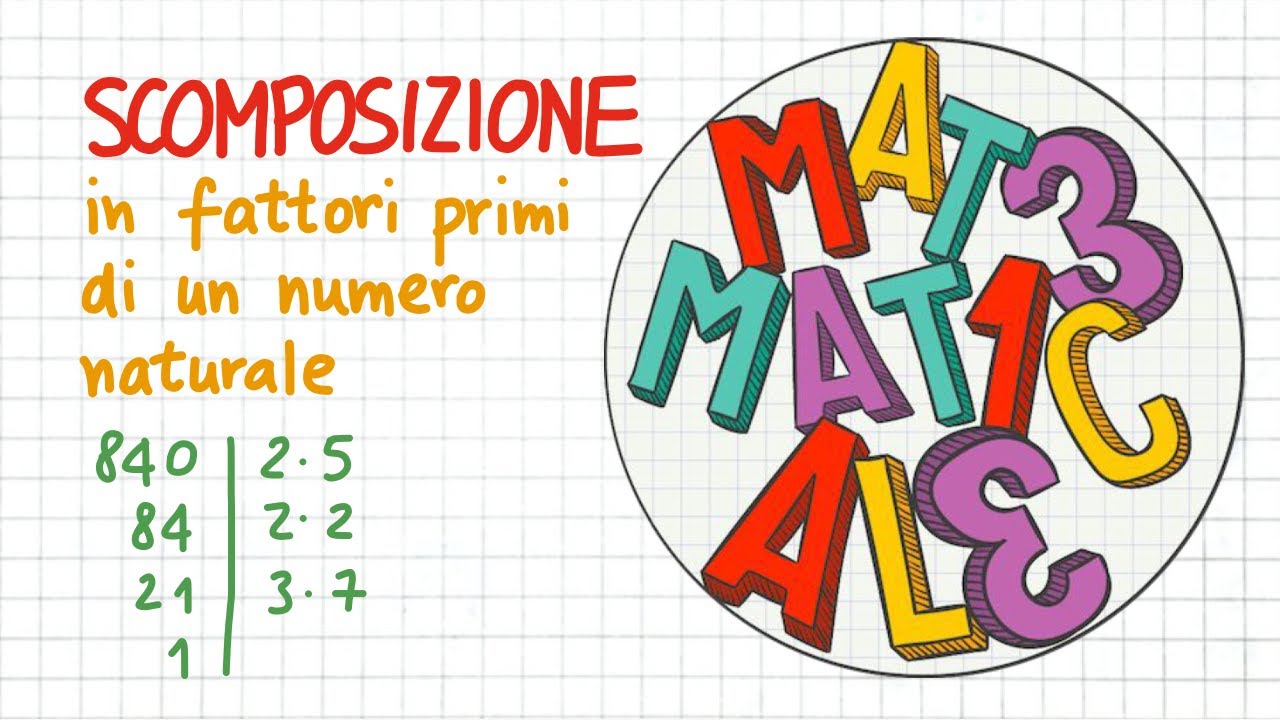 SCOMPOSIZIONE in fattori primi di un numero naturale                     _ NN25