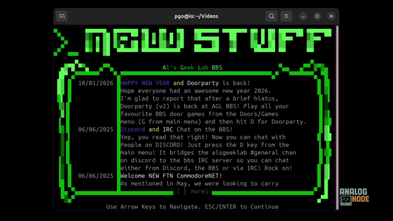 Live BBS via SyncTERM #test #bbs #bbsing
