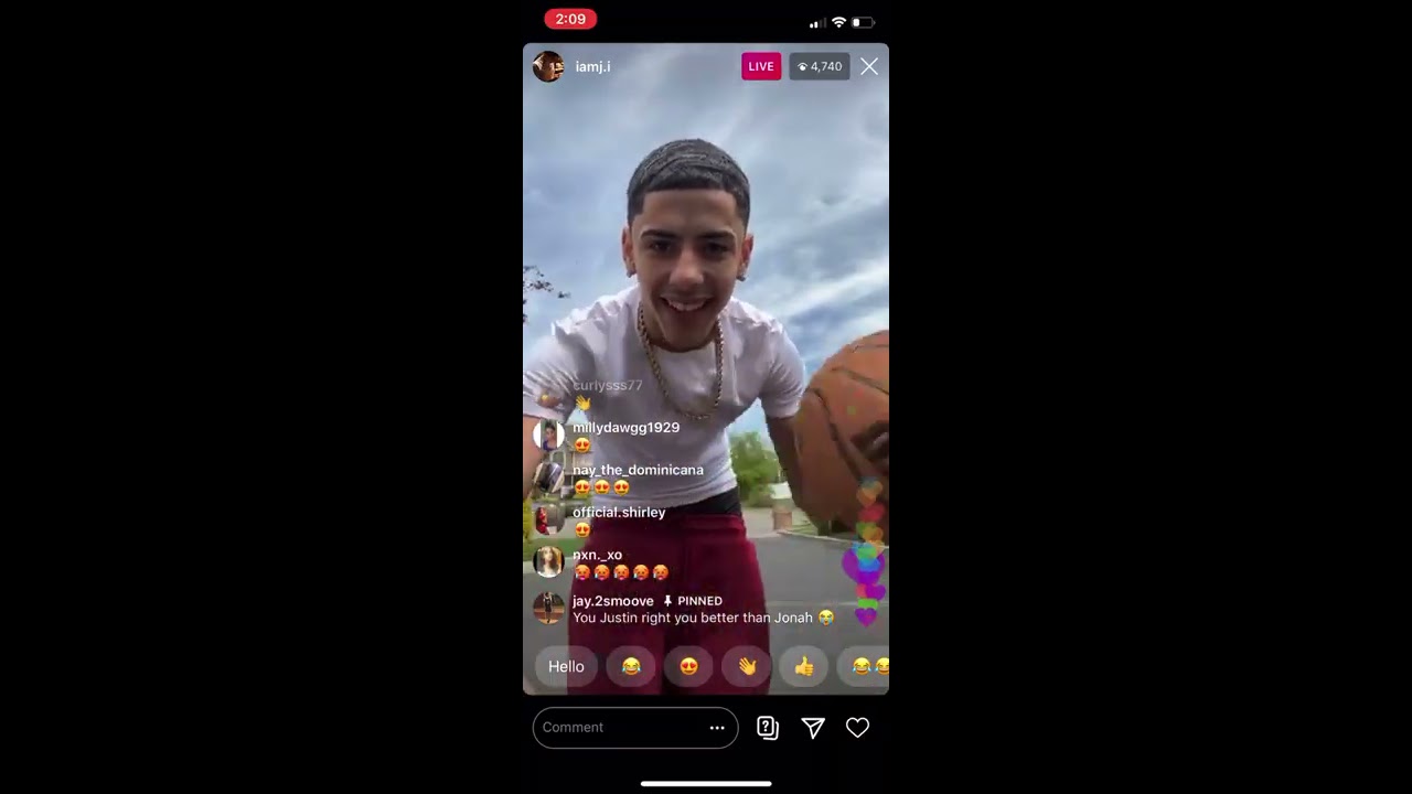 J.I Thinks He’s Nice At Basketball Instagram Live 🤣🤣