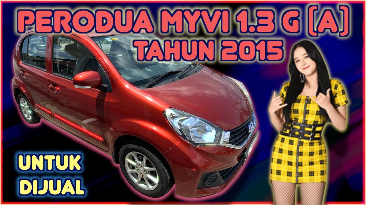 PERODUA MYVI 1.3 A STANDARD G FACELIFT TAHUN 2015 UNTUK DIJUAL