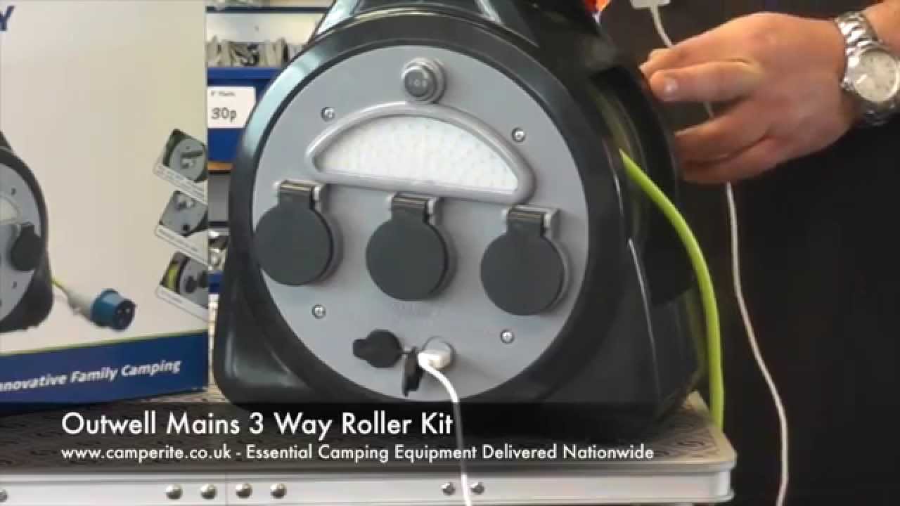 Outwell Mains 3 Way Kit W/Usb