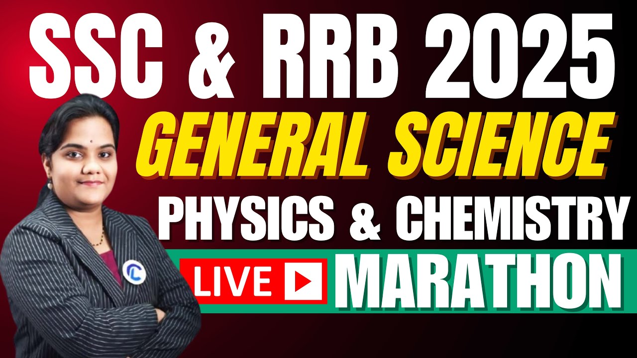 🔥100 Most Expected General Science Questions | Physics & Chemistry For All SSC, RAILWAY 2025 Exams 🚀