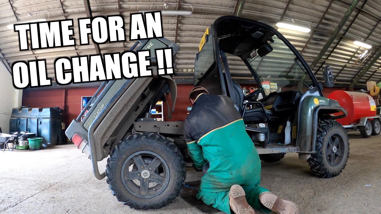 SERVICE TIME FOR THE JOHN DEERE GATOR!