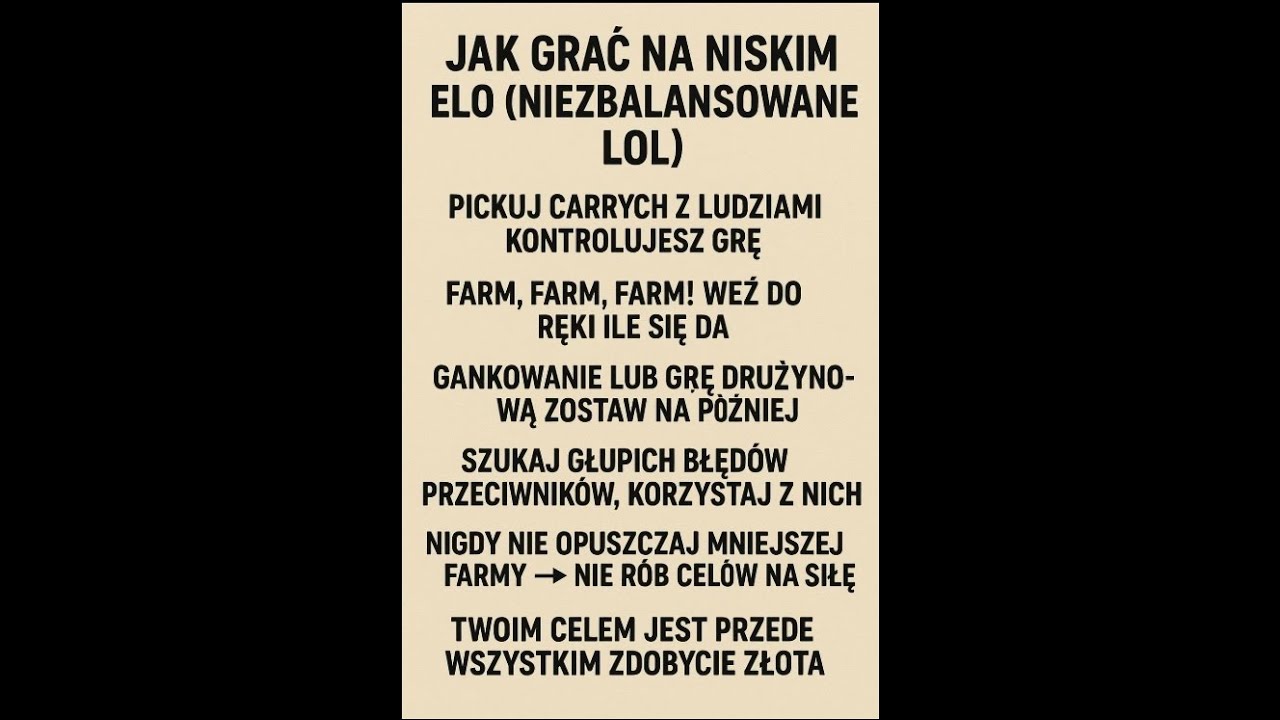 jak grać na niskim elo niezbalansowanym (stream highlights) 11 #leagueoflegends #stremer #ligalegend