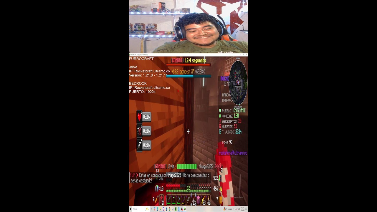 JUGANDO MINECRAFT CON SEGUIDORES