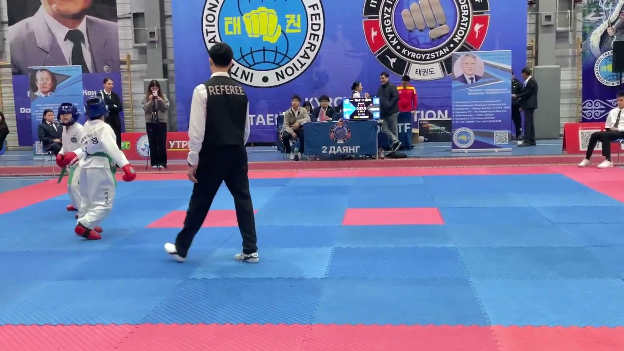 Даниэль Абдылдаев Таэквандо финал 2 раунд 