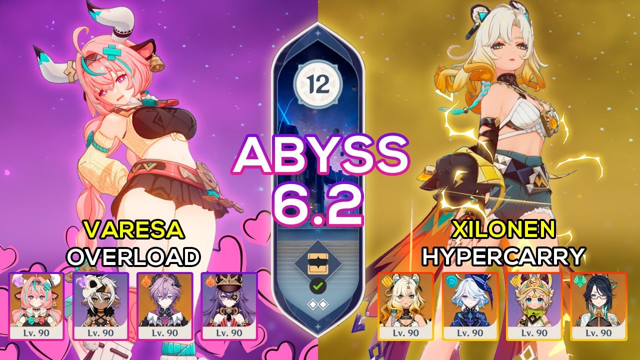 [NEW] C0 Varesa Overload & C0 Xilonen Hypercarry | Spiral Abyss 6.2 | Genshin Impact