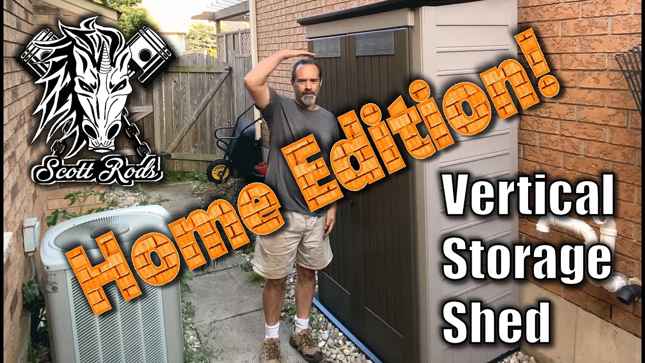 Rubbermaid Vertical Storage Shed - Cost - Assembly And Review
