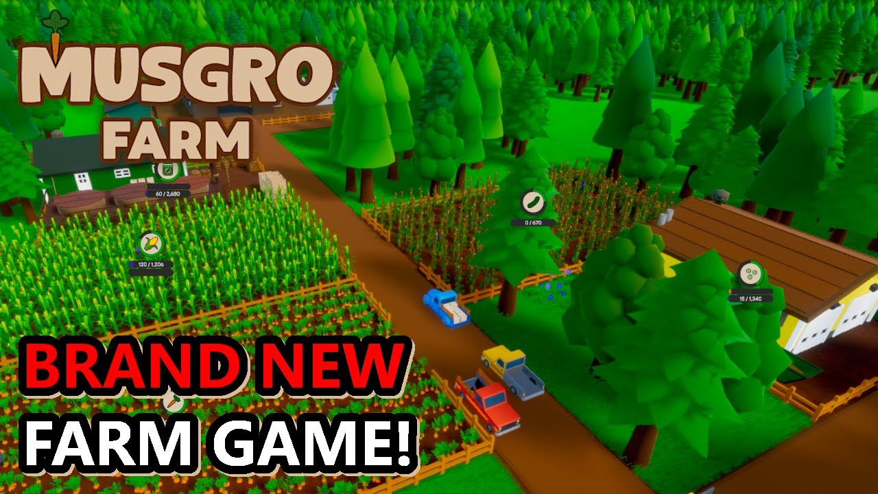 Let's Play A BRAND NEW Farm Game! | Musgro Farm