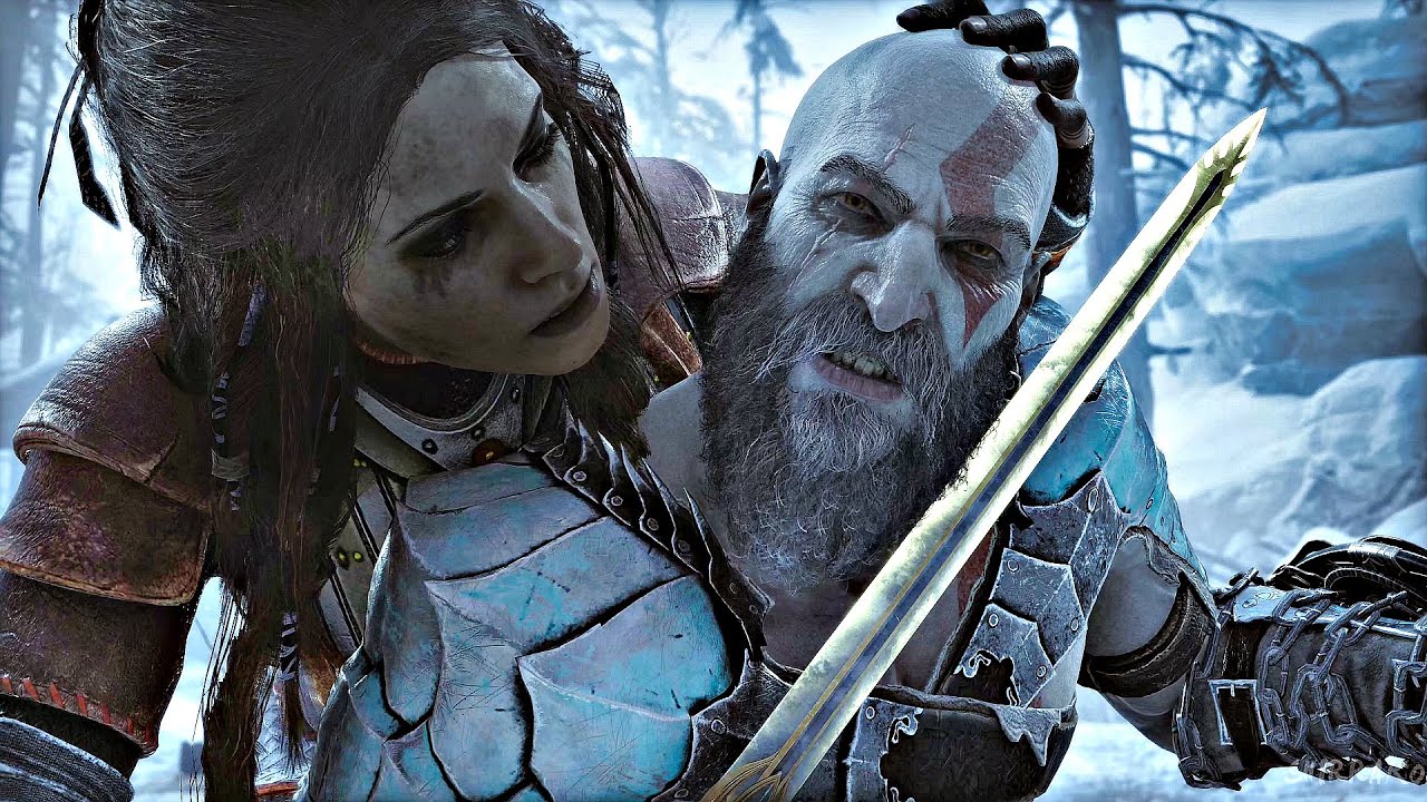 God of War Ragnarok - Kratos Vs. Freya Boss Fight (4K 60FPS)