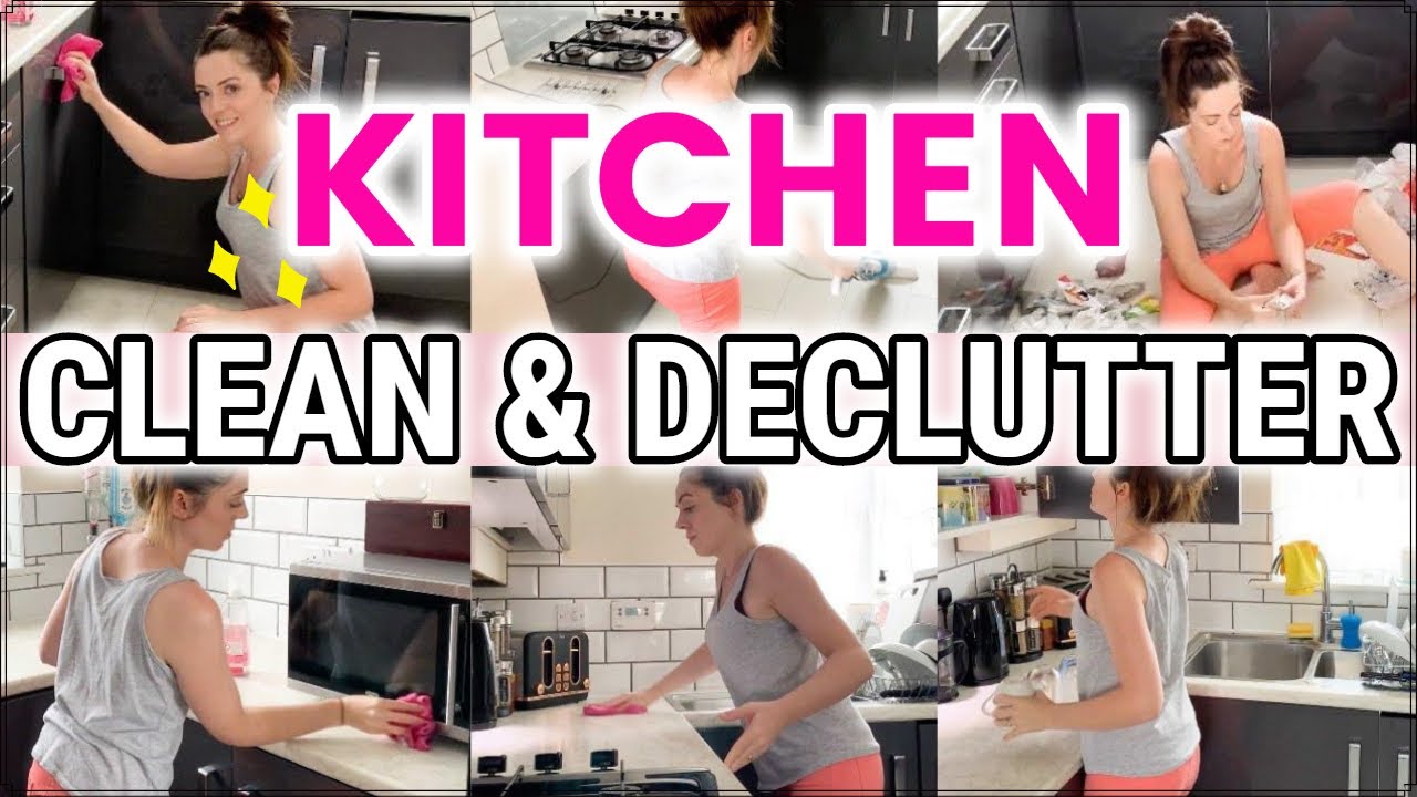 KITCHEN CLEAN WITH ME | Kitchen Clean, Declutter and Organize | Speed Cleaning Motivation