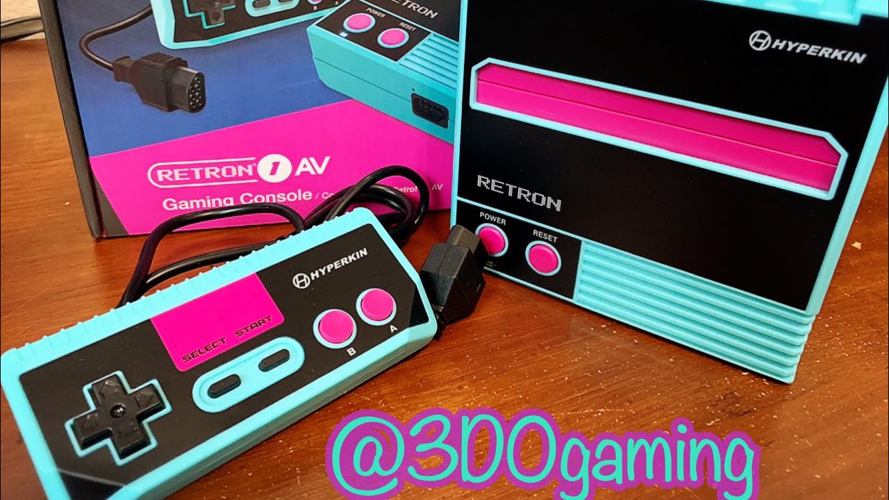 Hyperkin RetroN 1 AV Gaming Console for NES (Hyper Beach) Unboxing and Gameplay