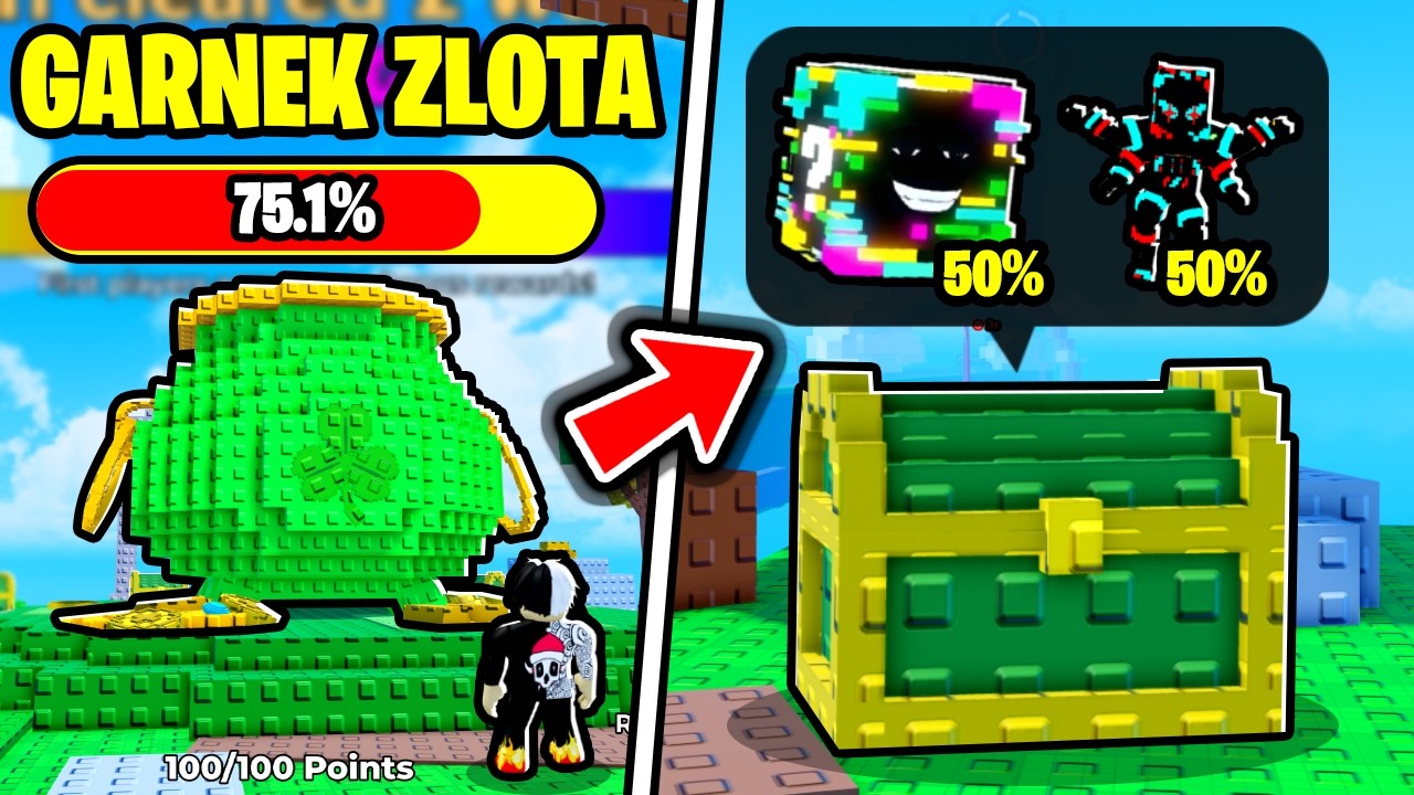 GARNEK ZŁOTA I OP SKRZYNKI w TSUNAMI BRAINRTÓW (ROBLOX)!