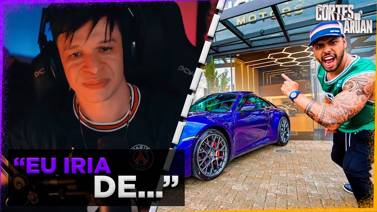ARUAN REAGE A CHEGOU A HORA * FUI NA LOJA ESCOLHER MEU CARRO NOVO ! (THIAGO REIS) - Cortes do Aruan