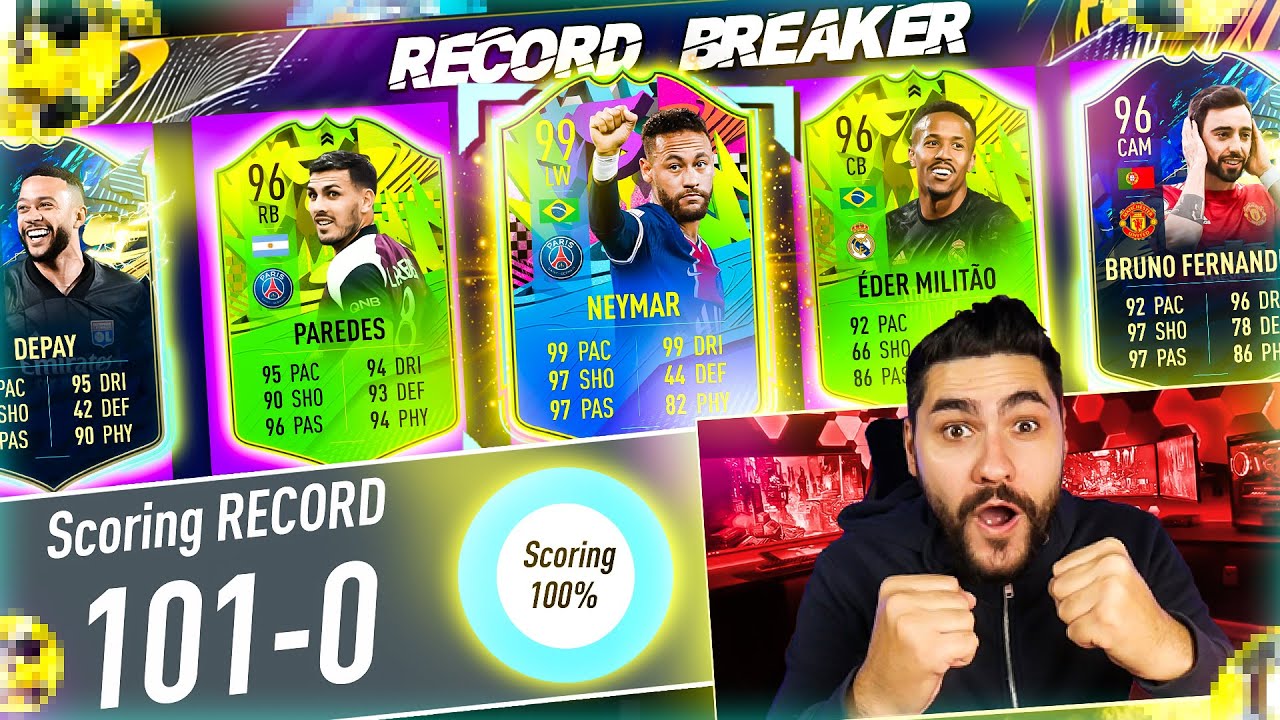 RETRO FIFA 21 DRAFT ABSOLUT SENZATIONAL CU 99 NEYMAR SI RECORD INCREDIBIL DE GOLURI!!!