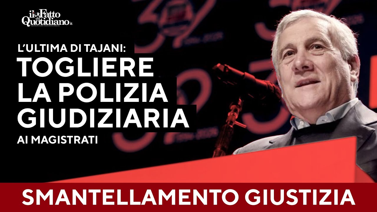 L'ultima sparata di Tajani: 