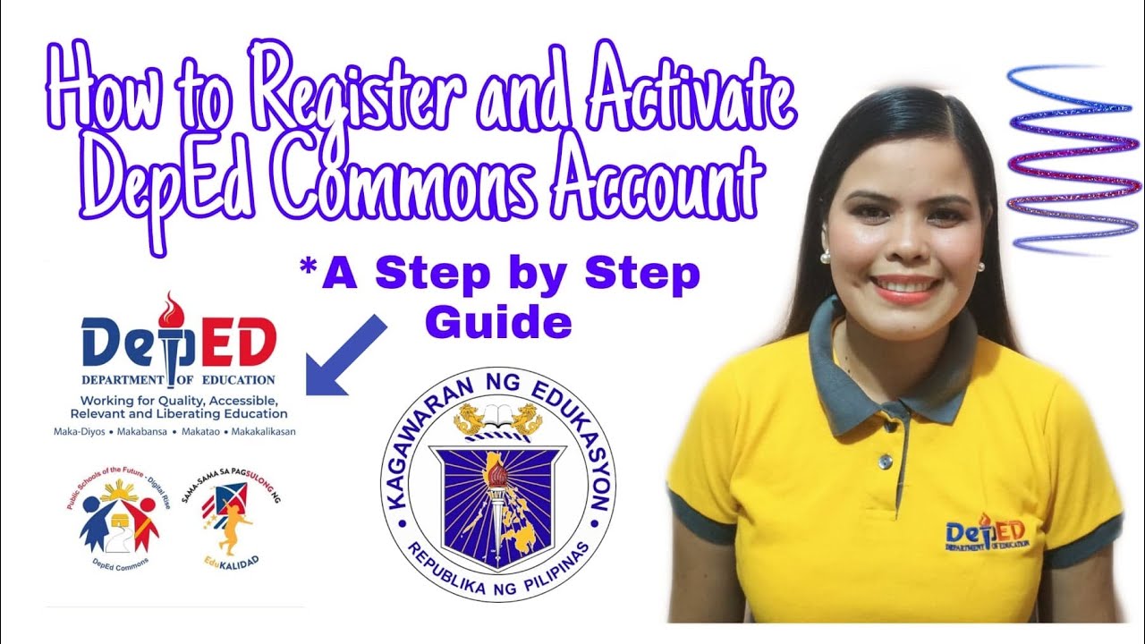 How to Register and Activate DepEd Commons Account | Chandara Vlogs