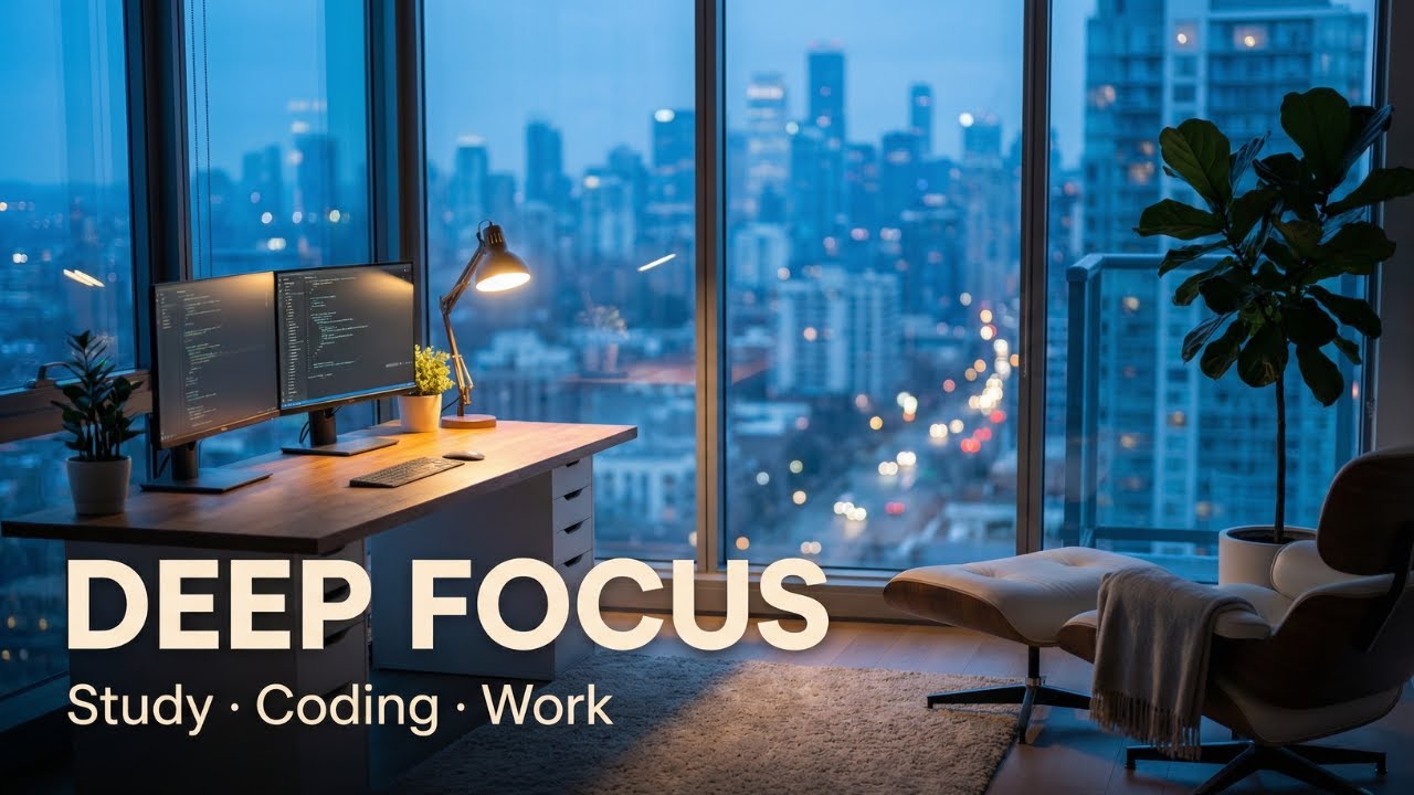 FOCUS MODE 🧠 Deep Work Music for Studying, Coding & Long Productivity Sessions (No Distractions)