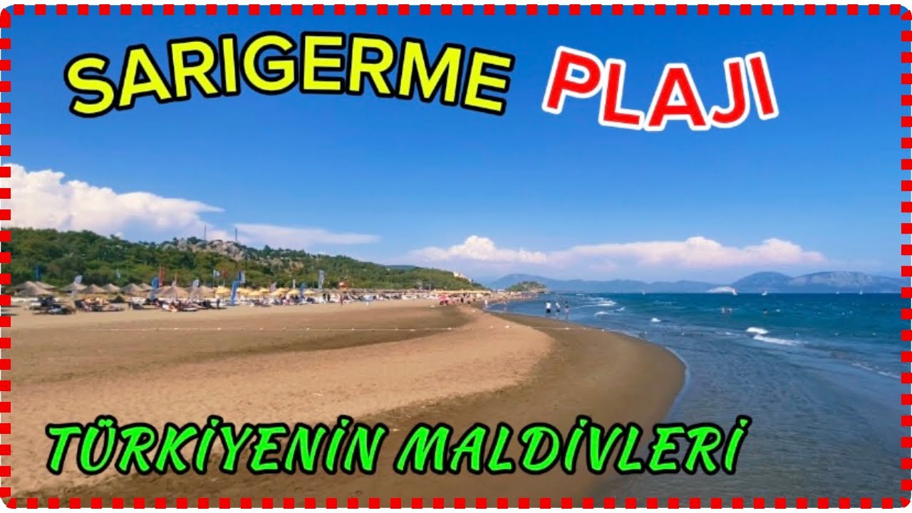 Ortaca Sarıgerme plajı / Deniz, kum / çadır kampı,karavan kampı bütün fiyatlarıyla