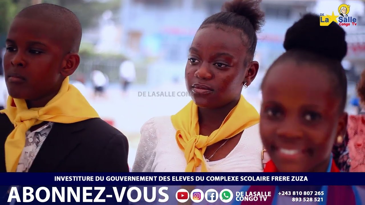 INVESTITURE DU GOUVERNEMENT DES ÉLÈVES DU COMPLEXE SCOLAIRE FRÈRE ZUZA