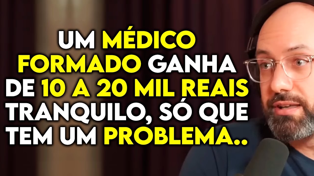 É POR ISSO QUE TODOS OS MÉDICOS SÃO ENDIVIDADOS | Lutz Podcast
