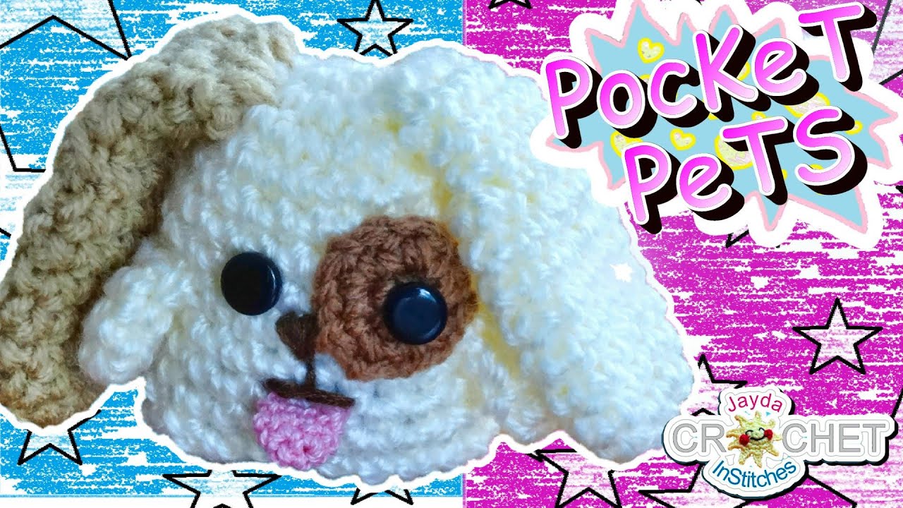 Crochet Puppy Pattern & Tutorial - Jayda's Pocket Pets!