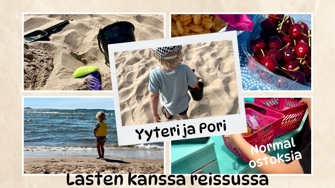 YYTERI JA PORI | Reissussa lasten kanssa ❤️ Normal- ostosten esittely