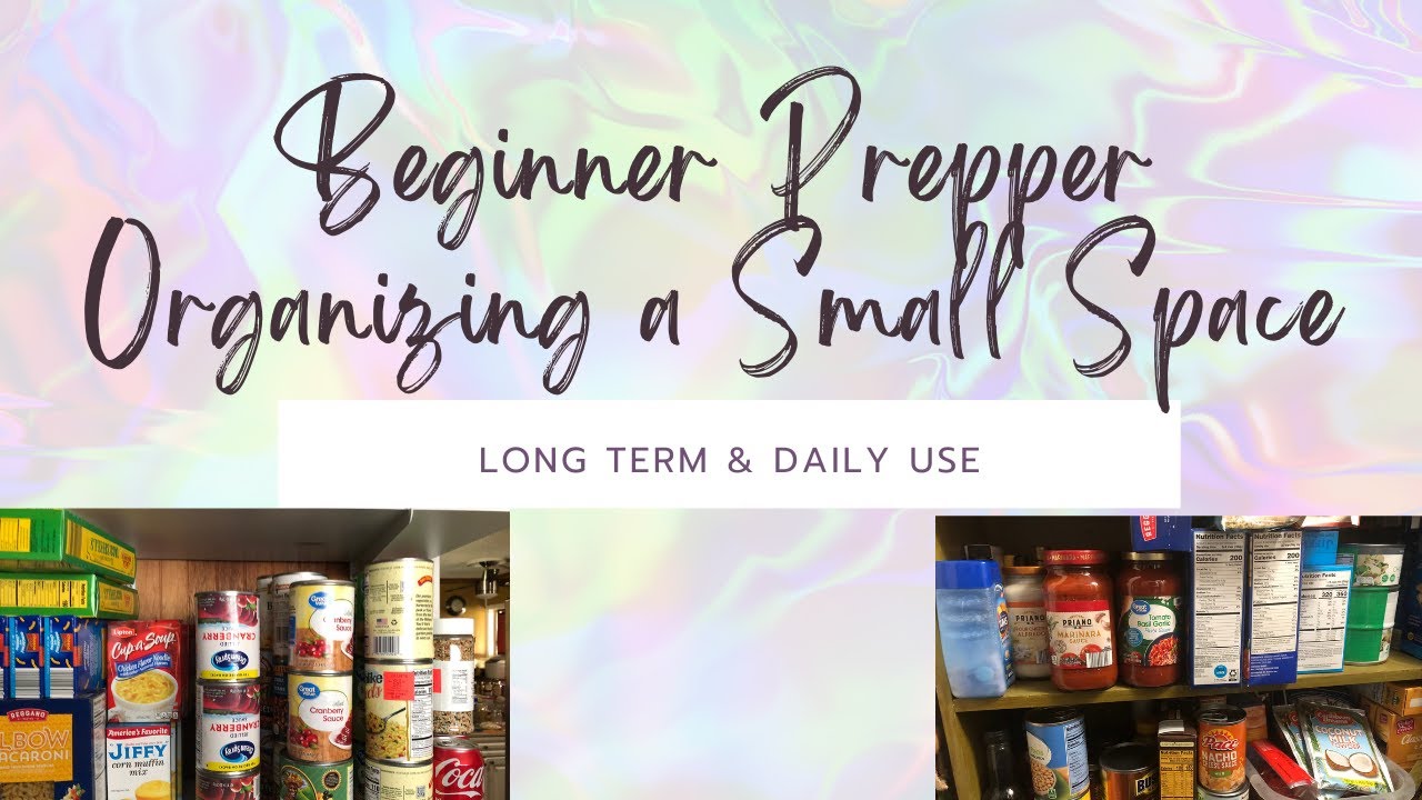 Beginner Prepper Organizes a small space: Pantry Tour