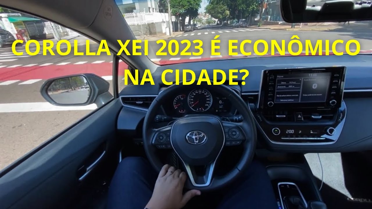 CONSUMO NA CIDADE DO TOYOTA COROLLA XEI 2.0 2023, SERÁ QUE É BEBERRÃO? 🤔🤔🤔
