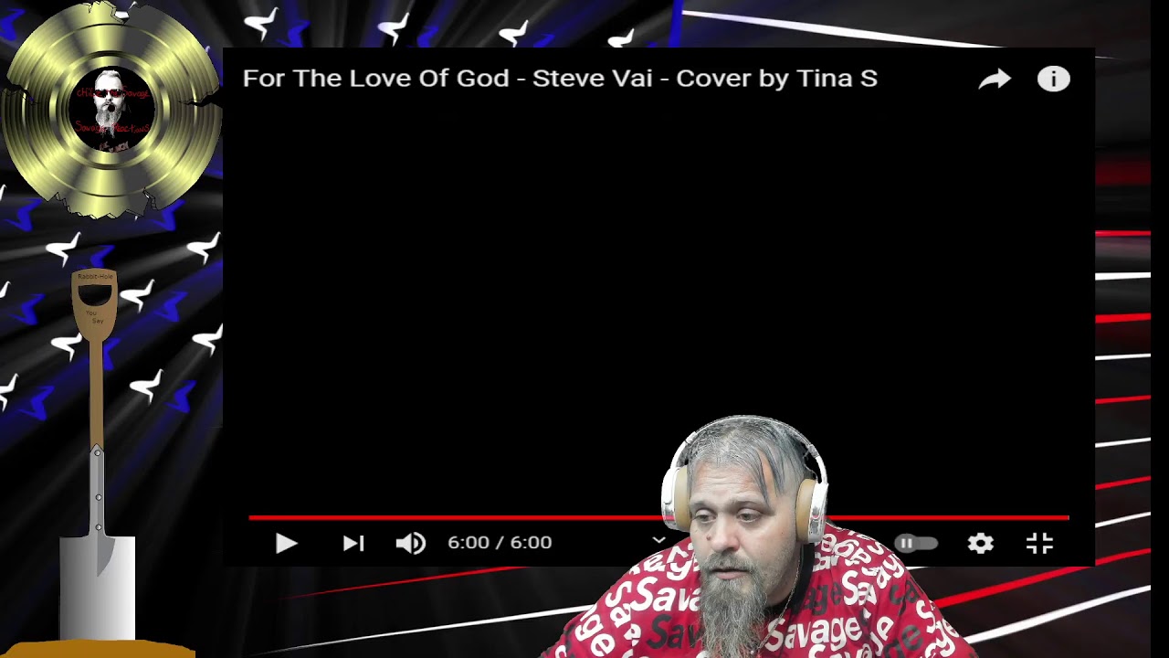 Savage Reactions  - For The Love Of God - Steve Vai - Cover by Tina S