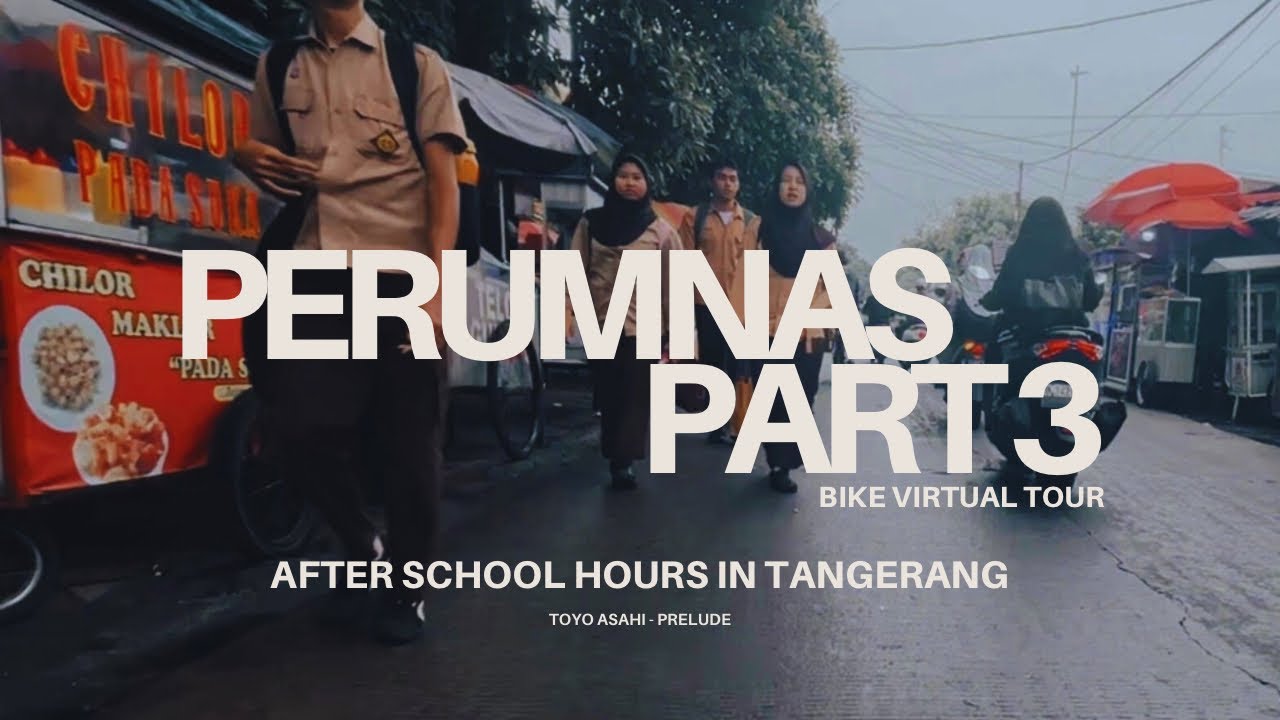 Perumnas Tangerang Part 3 | Jam Pulang Sekolah | Virtual Tour Sepeda