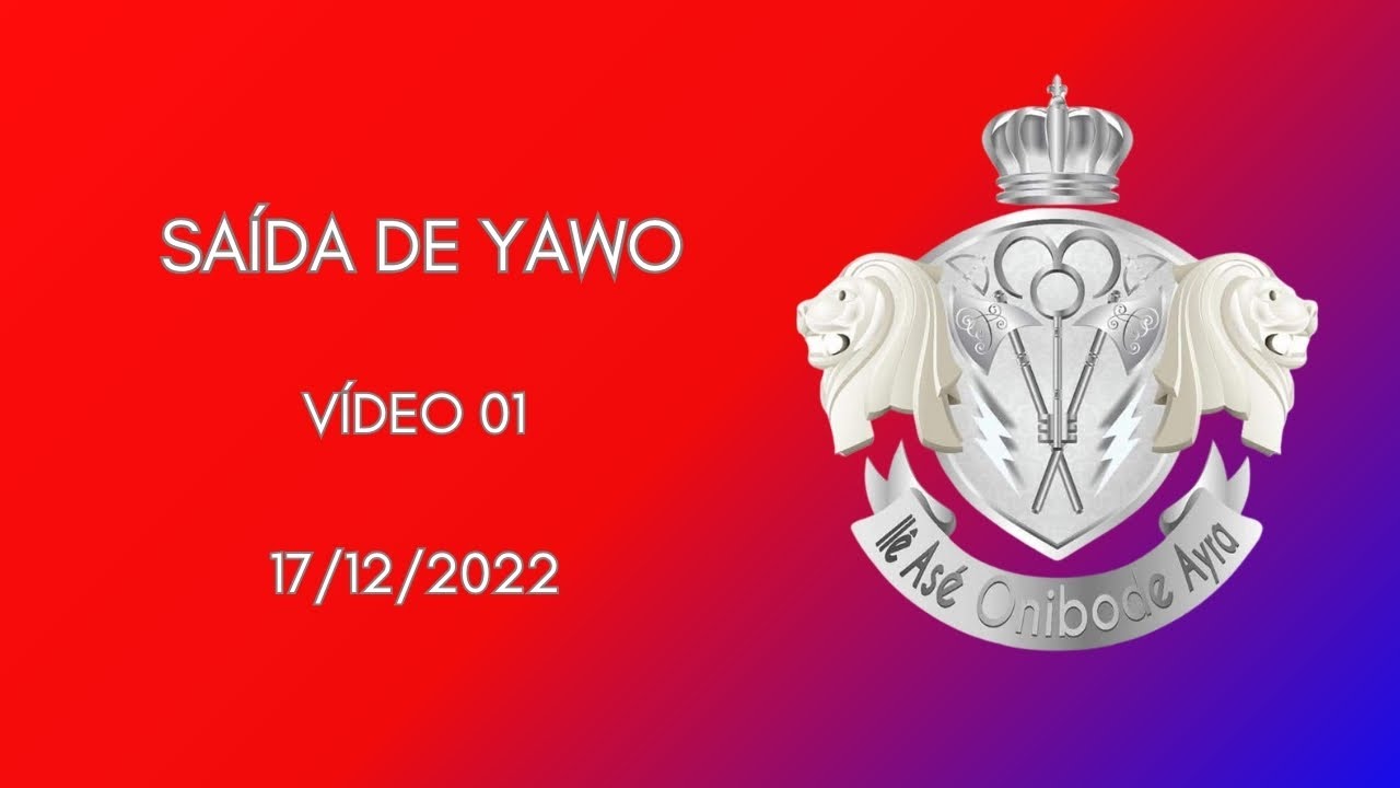 Saída de Yawo 17/12/2022 em Ilê Asé Onibode Ayra - Vídeo 01