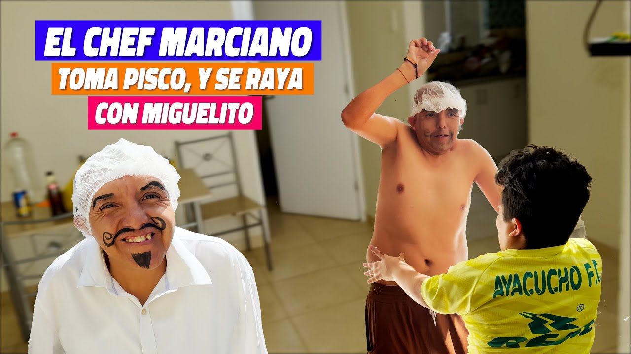 El chef marciano toma pisco y se raya con Miguelito
