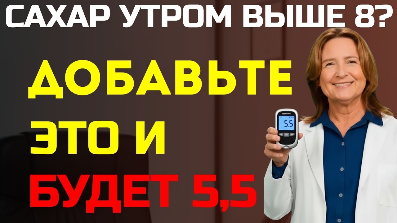 НЕУМЫВАКИН БЫЛ ПРАВ! Сахар РУХНЕТ до 5 5, если выпить ЭТО на ночь!
