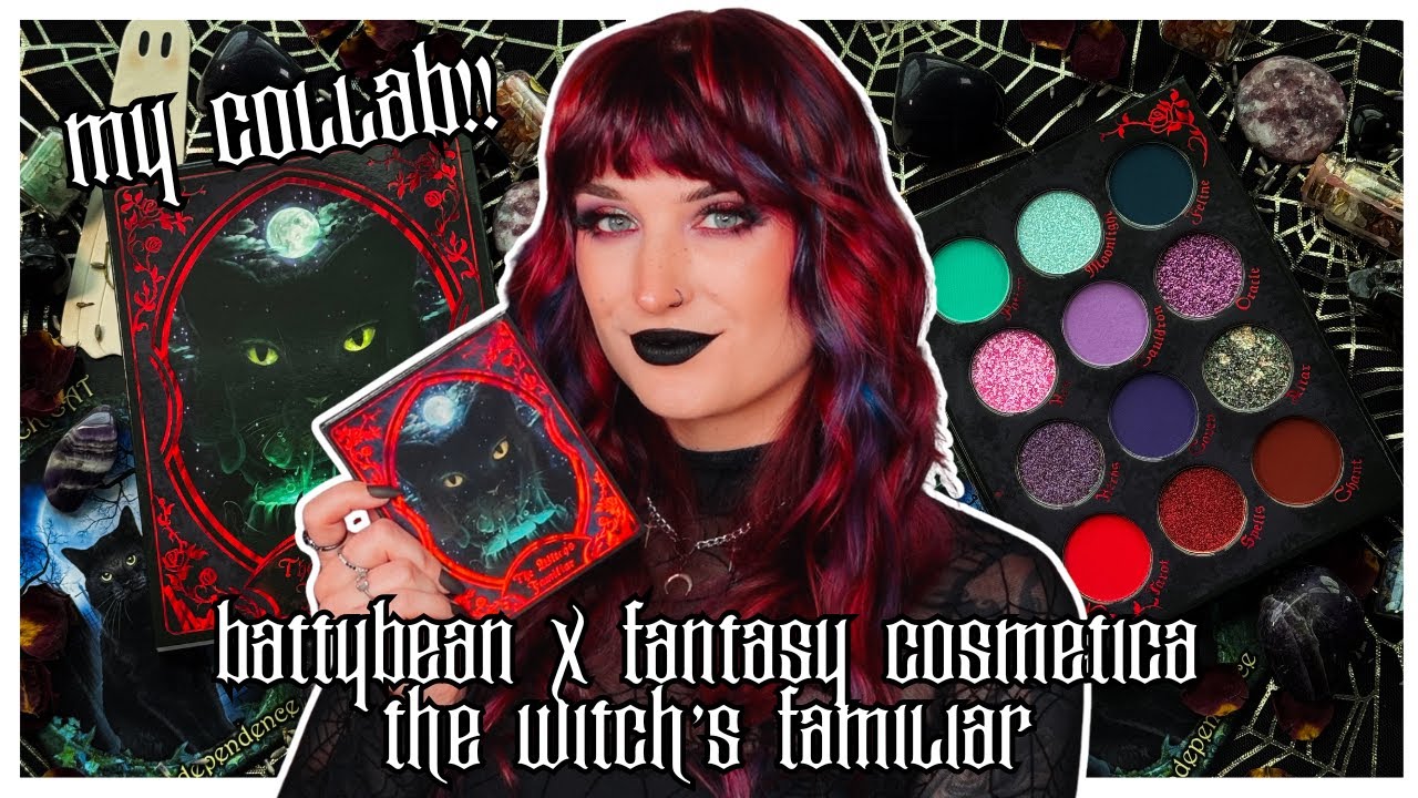 BATTYBEAN X FANTASY COSMETICA | the witch's familiar reveal!!