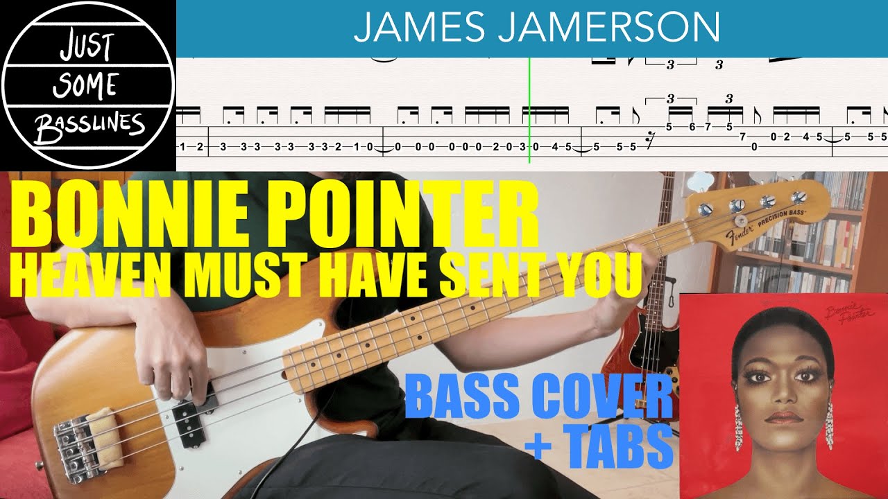 James Jamerson // Bonnie Pointer - Heaven Must Have Sent You (soul version) // BASS COVER + TABS