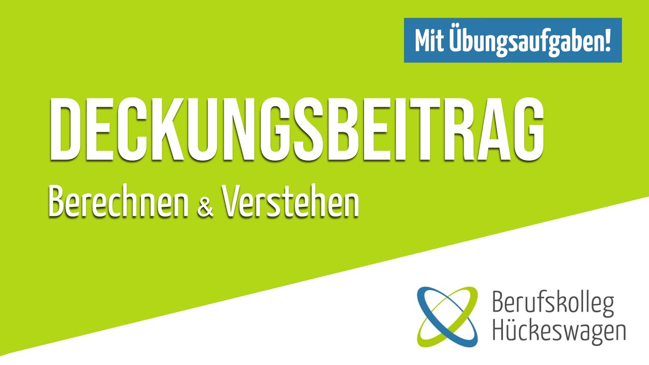 Deckungsbeitrag berechnen: Einfach erkl&auml;rt mit Formel, Beispiel & Unterschied zu Umsatz/Gewinn