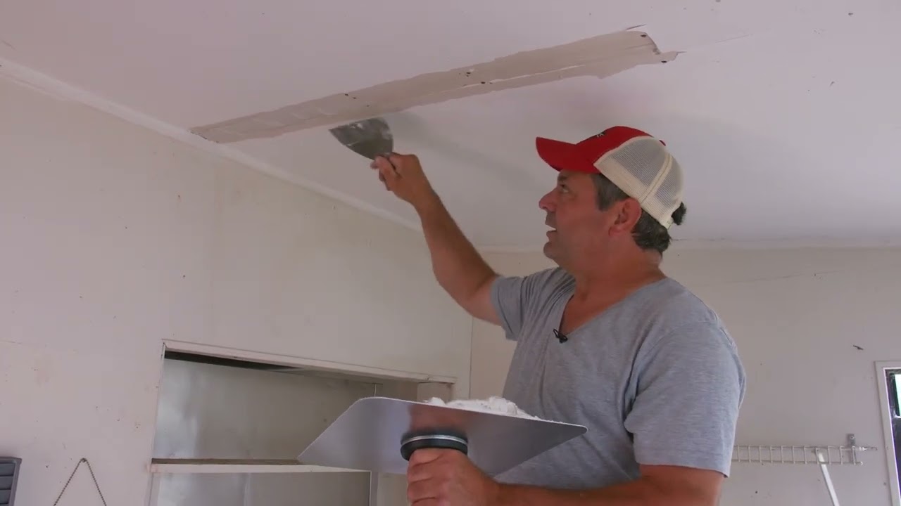 How to repair popping drywall tape.  |  Hyde Tools