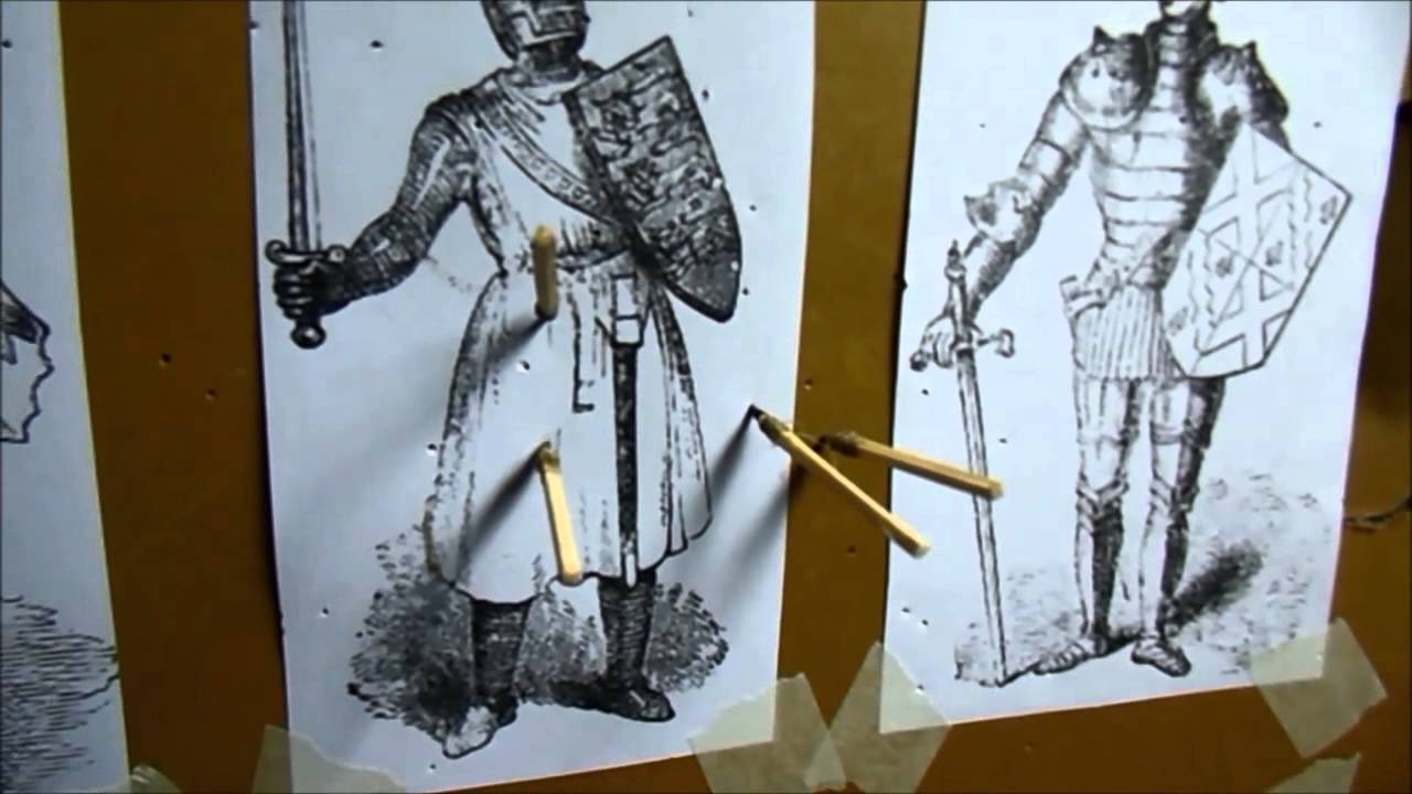 miniature medieval crossbow