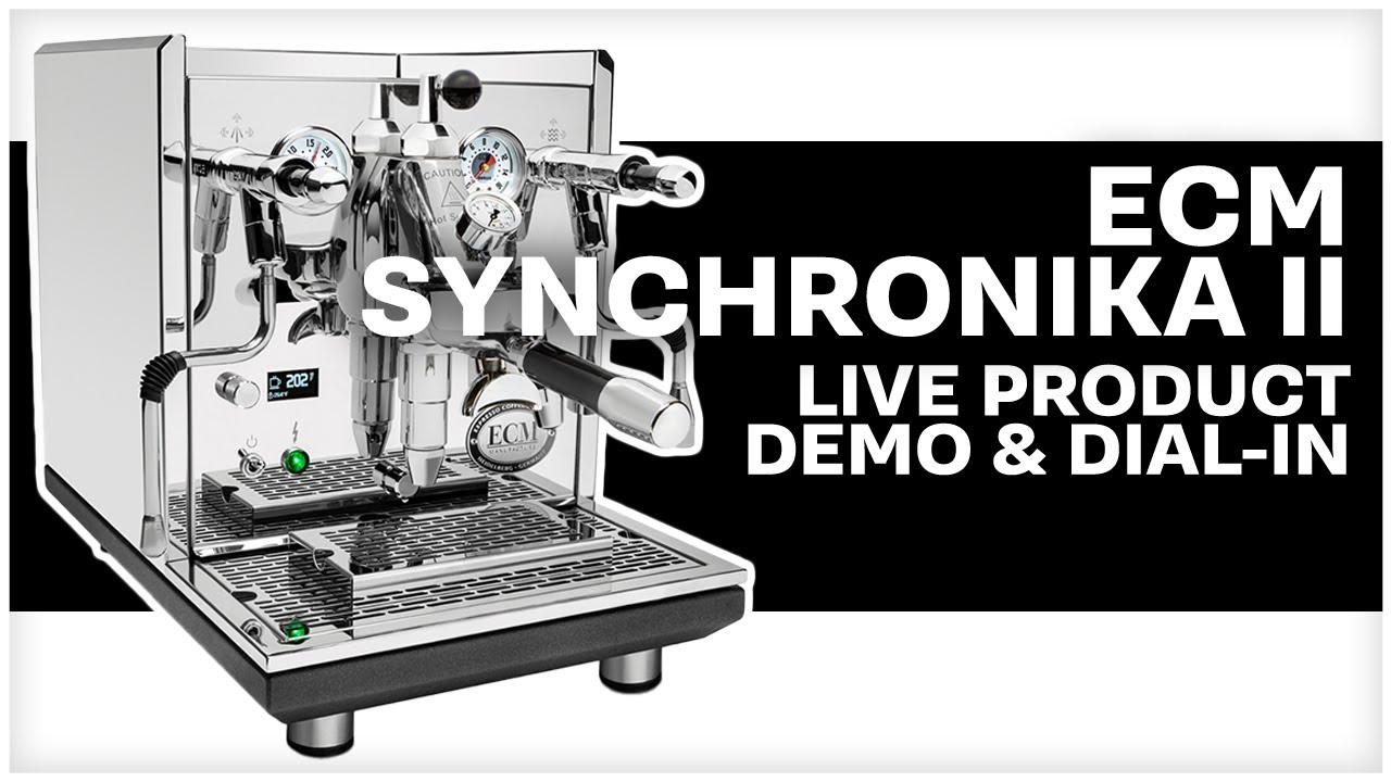 Coffee Seminar - ECM Synchronika II + Eureka Atom W 65 & Varia VS6